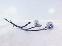 Harley Davidson Chrome Sportster Softail Dyna V-Rod Front Turn Signal Indicators - C3 Cycle