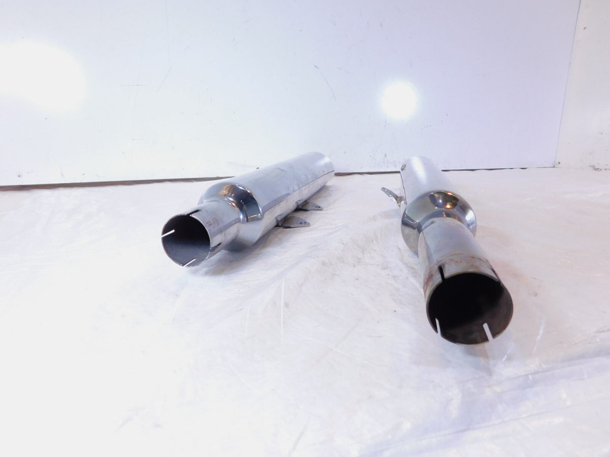 Harley Davidson Softail Heritage Classic & Springer Chrome Exhaust Pipe Mufflers