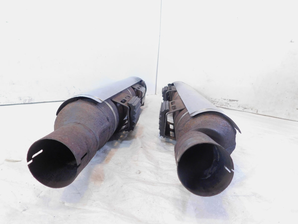 10-17 Victory Cross Roads Cross Country & Magnum Left/Right Exhaust Pipe Muffler - C3 Cycle