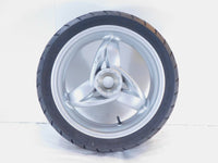 2001-2005 BMW F650 CS F650CS Scarver Silver Rear Rim Wheel & Tire - 36317681009 - C3 Cycle