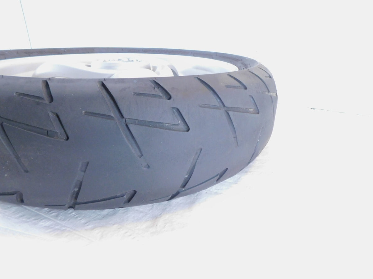 2001-2005 BMW F650 CS F650CS Scarver Silver Rear Rim Wheel & Tire - 36317681009 - C3 Cycle