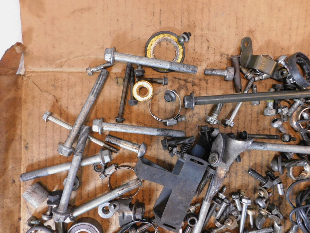 98 Honda VTR1000 Super Hawk Firestorm 1000 Nut Bolt & Bracket Hardware Parts Lot - C3 Cycle