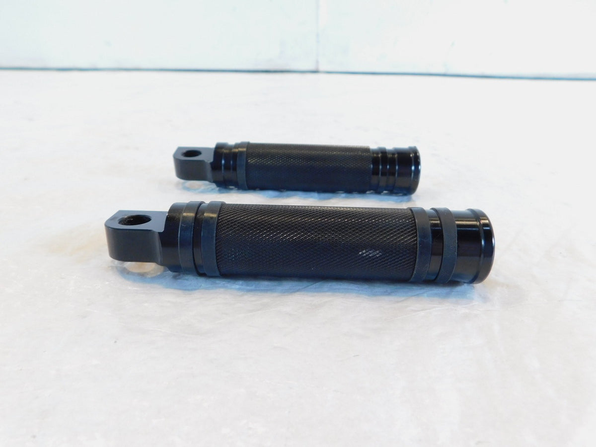 Harley Davidson Touring Dyna Sportster & Softail Black Front Footpeg Footrest - C3 Cycle