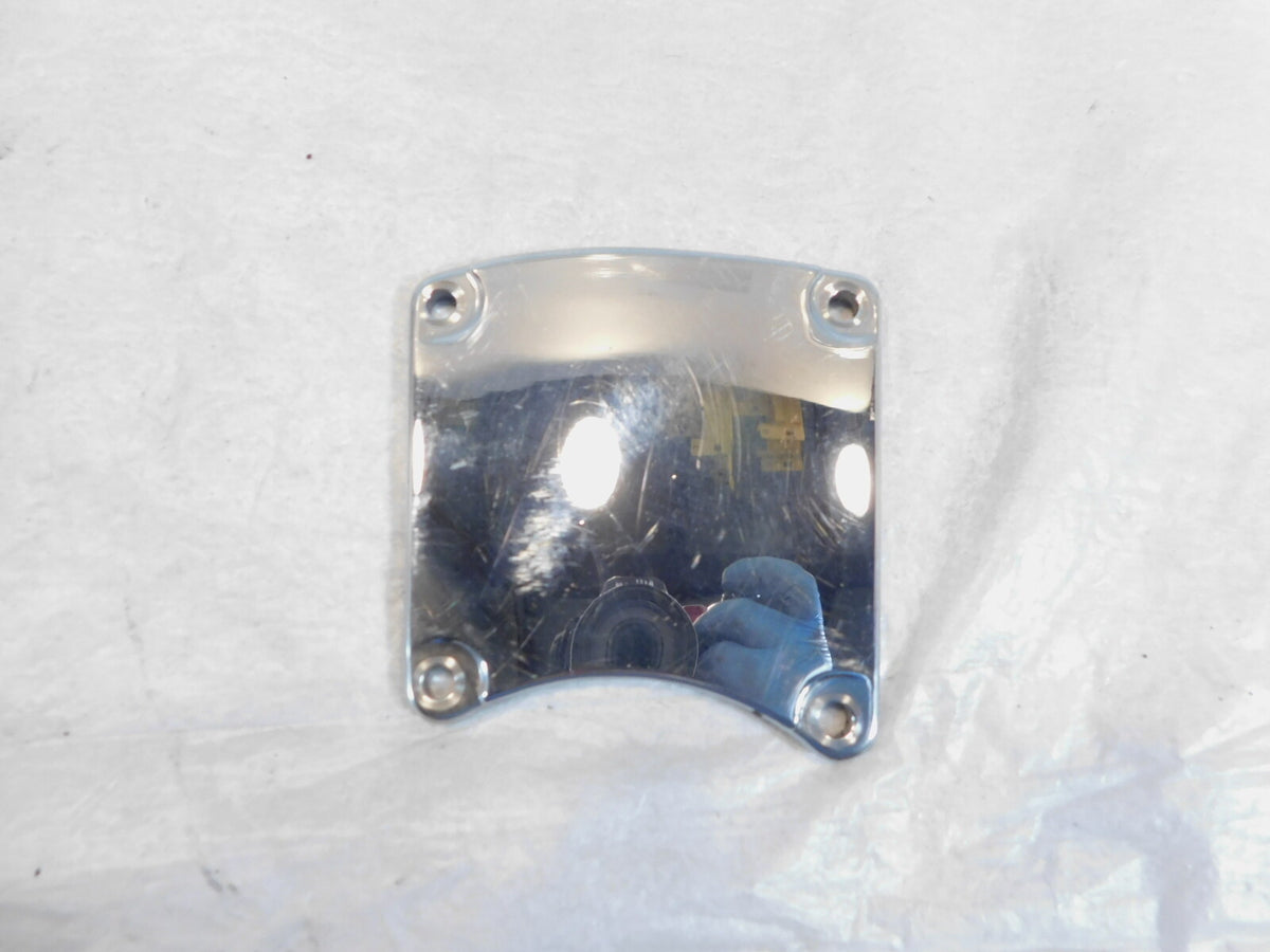 Harley Electra Glide Left Engine Chrome Clutch Primary Chain Inspection Cover - C3 Cycle