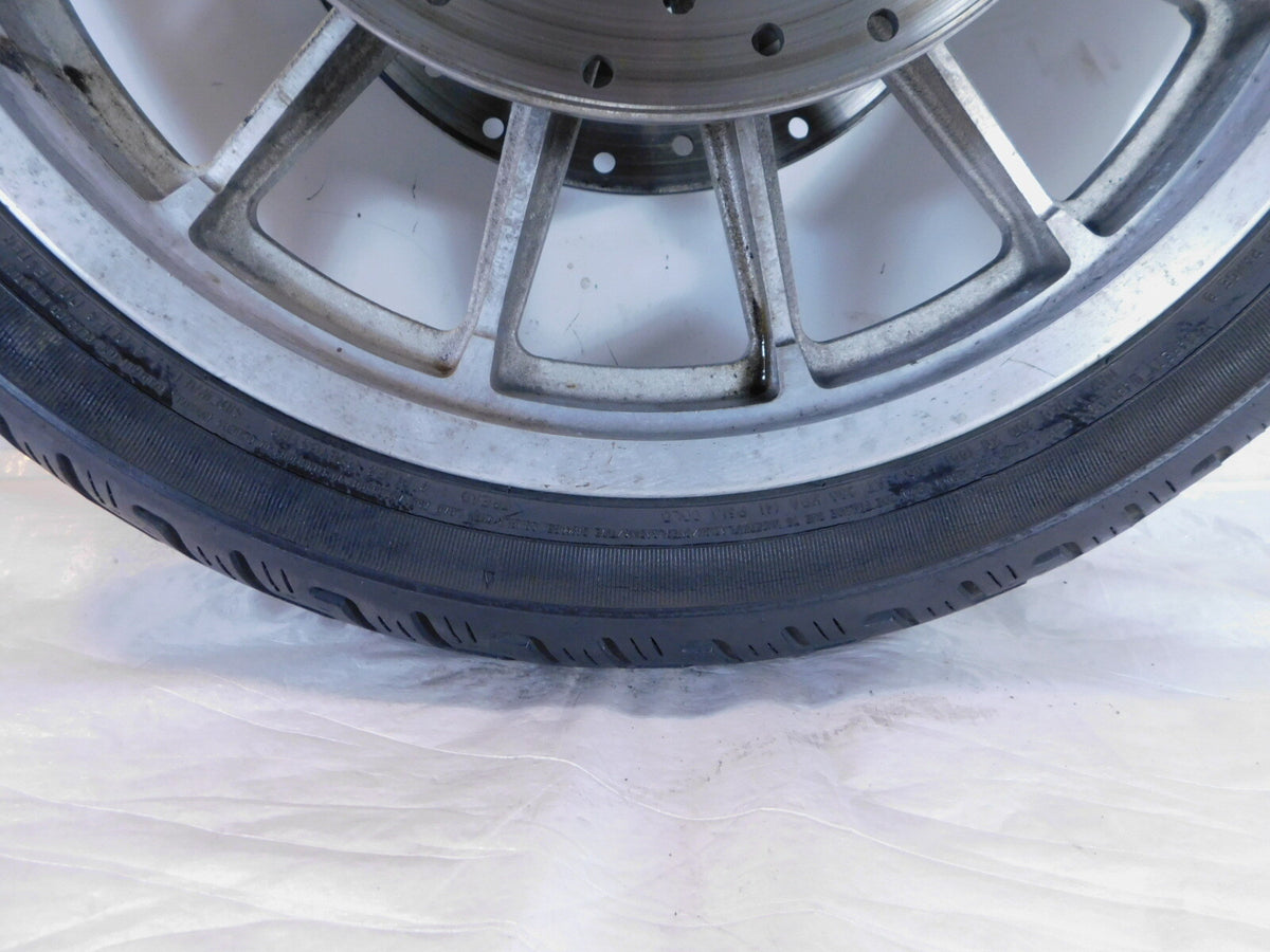 1996-1999 Harley Sportster 883 & 1200 Silver Dual Disc Front Wheel Rim & Rotors - C3 Cycle