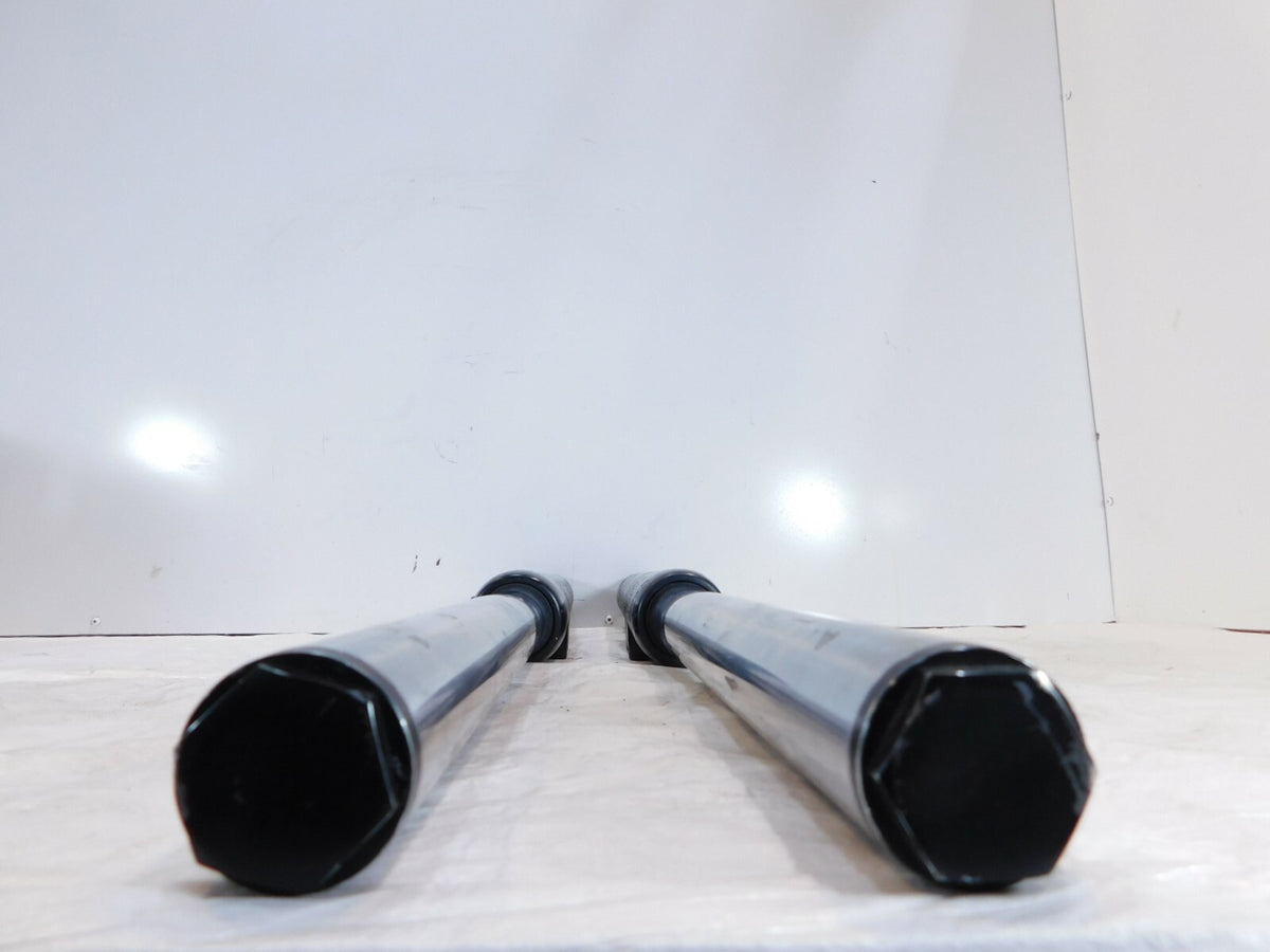 2003 03 Victory V92 Classic Cruiser Black Left & Right Front Fork End Shocks - C3 Cycle