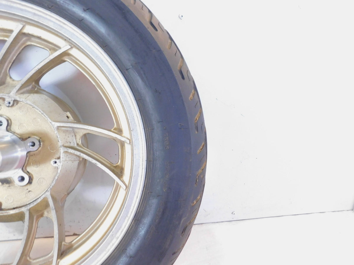 1982-1983 Yamaha XJ750 XJ750J Maxim 750 Gold Cast Rear Mag Wheel Rim - C3 Cycle