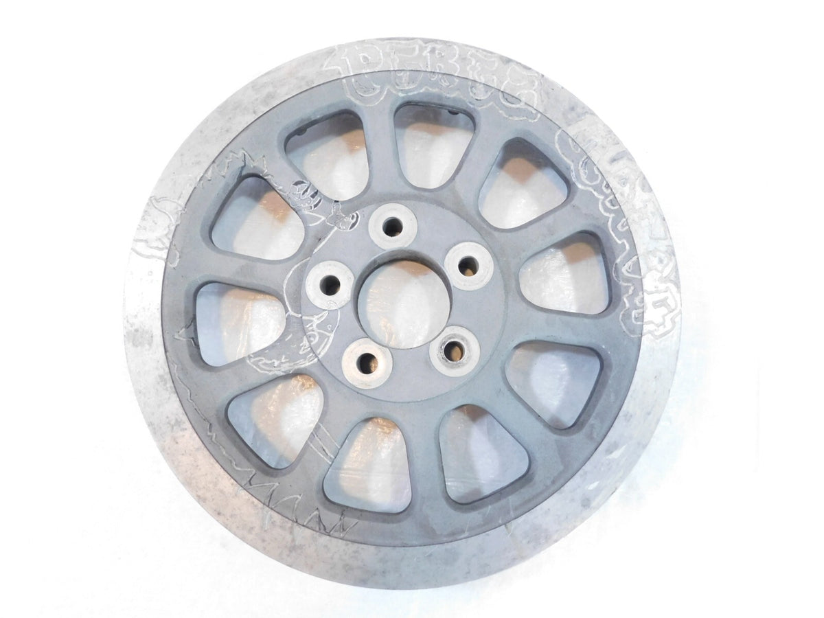 07-10 Harley Davidson Dyna Super Glide Silver Rear Wheel Sprocket Belt Pulley - C3 Cycle