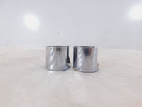 1986-1990 Harley Davidson Sportster 883 & 1200 Chrome Rear Shock Bolt Covers - C3 Cycle