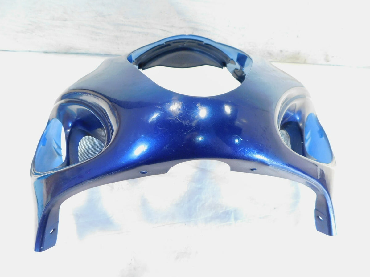 1999-2003 Suzuki GSX1300R Busa Hayabusa Blue Front Upper Fairing Cowling Cowl - C3 Cycle