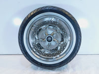 2006-2013 BMW F800ST Silver Cast Front Wheel Rim Tire & Brake Rotors 36317682013 - C3 Cycle