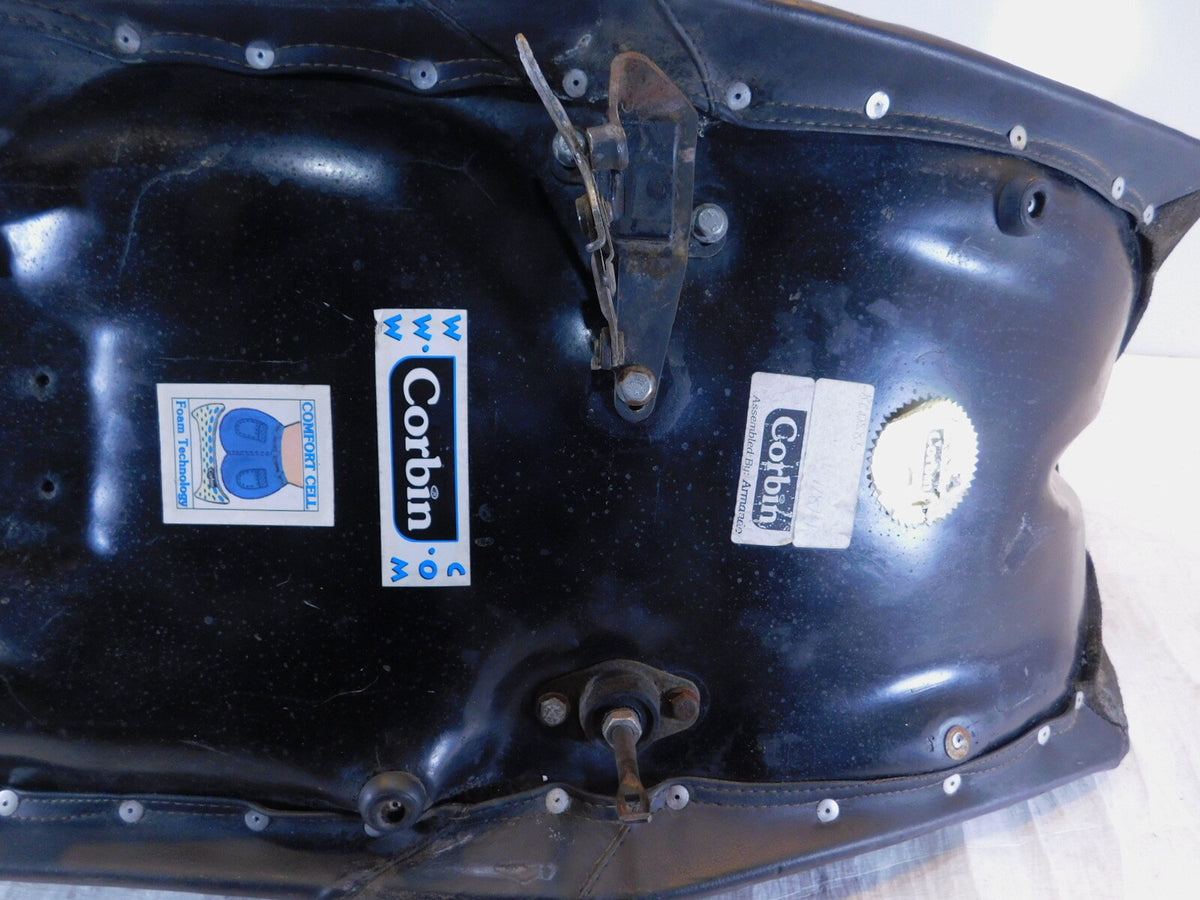 1984-1989 BMW K100RS K100 Corbin Main Rider & Passenger Bench Saddle Seat -Torn - C3 Cycle