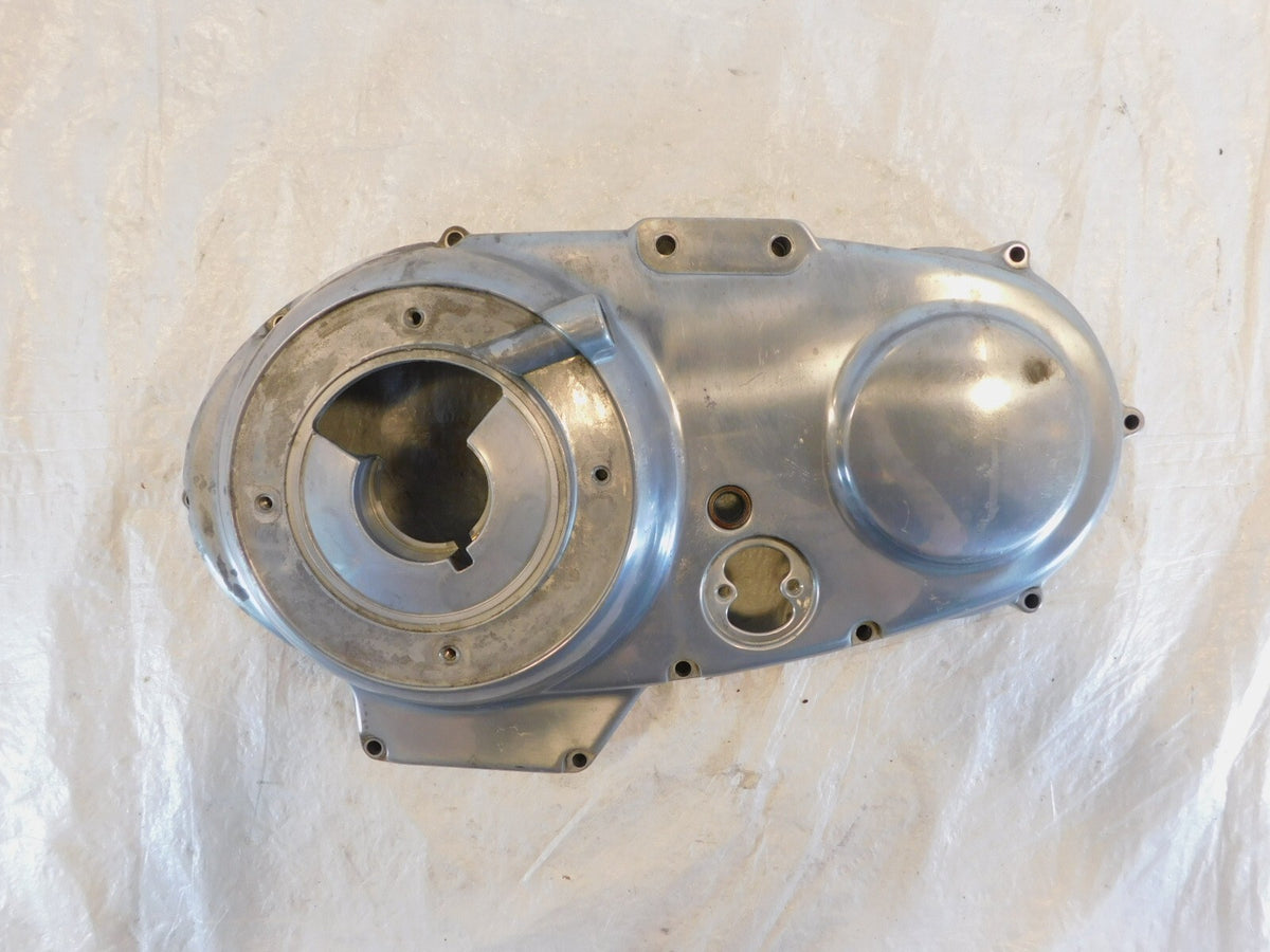 Harley Sportster 883 1200 Polished Left Engine Motor Primary Chain Cover - C3 Cycle