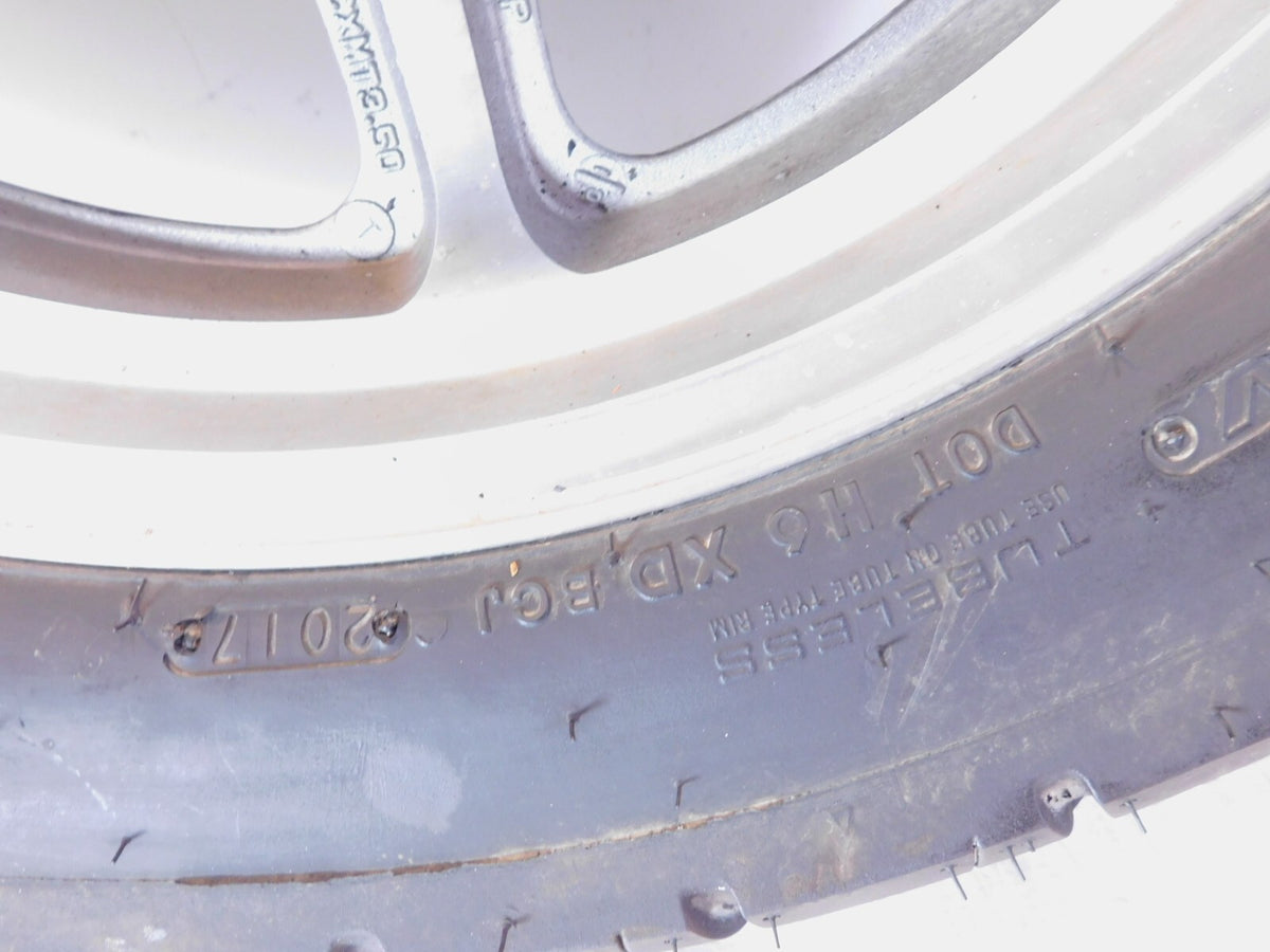 Honda VT1100 VT1100C Spirit Shadow 1100 Silver Rear Wheel 5 Spoke Rim & Tire - C3 Cycle