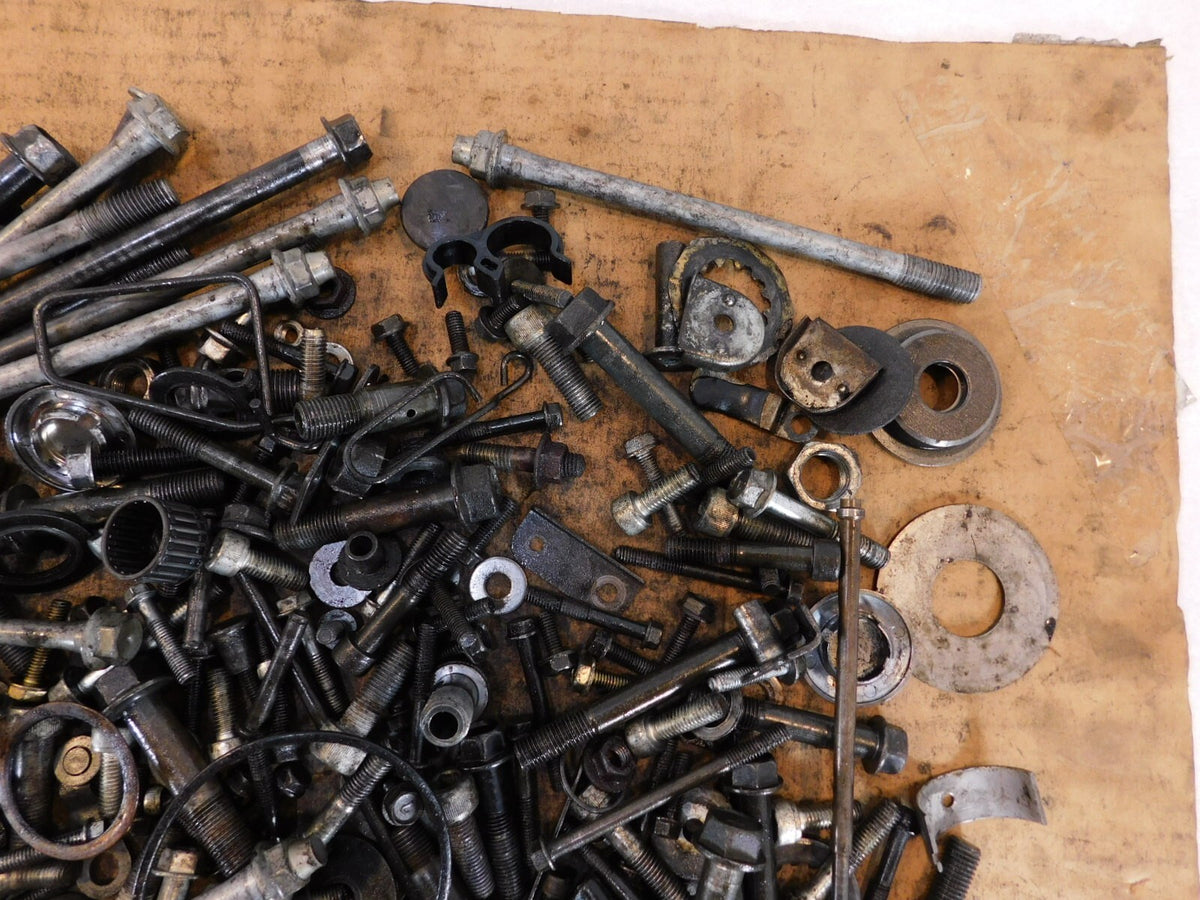 1991 Kawasaki Ninja ZX-11 ZX1100 Misc Nuts Bolts Brackets Hardware Parts Box Lot - C3 Cycle