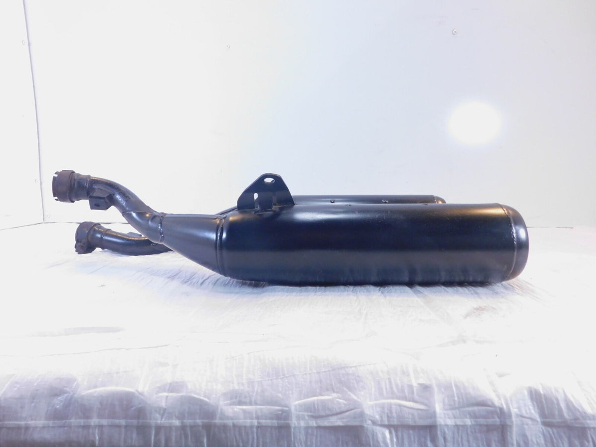 1992-1998 Yamaha Seca II XJ600S XJ 600 OEM Dual Rear Black Exhaust Pipe Mufflers - C3 Cycle