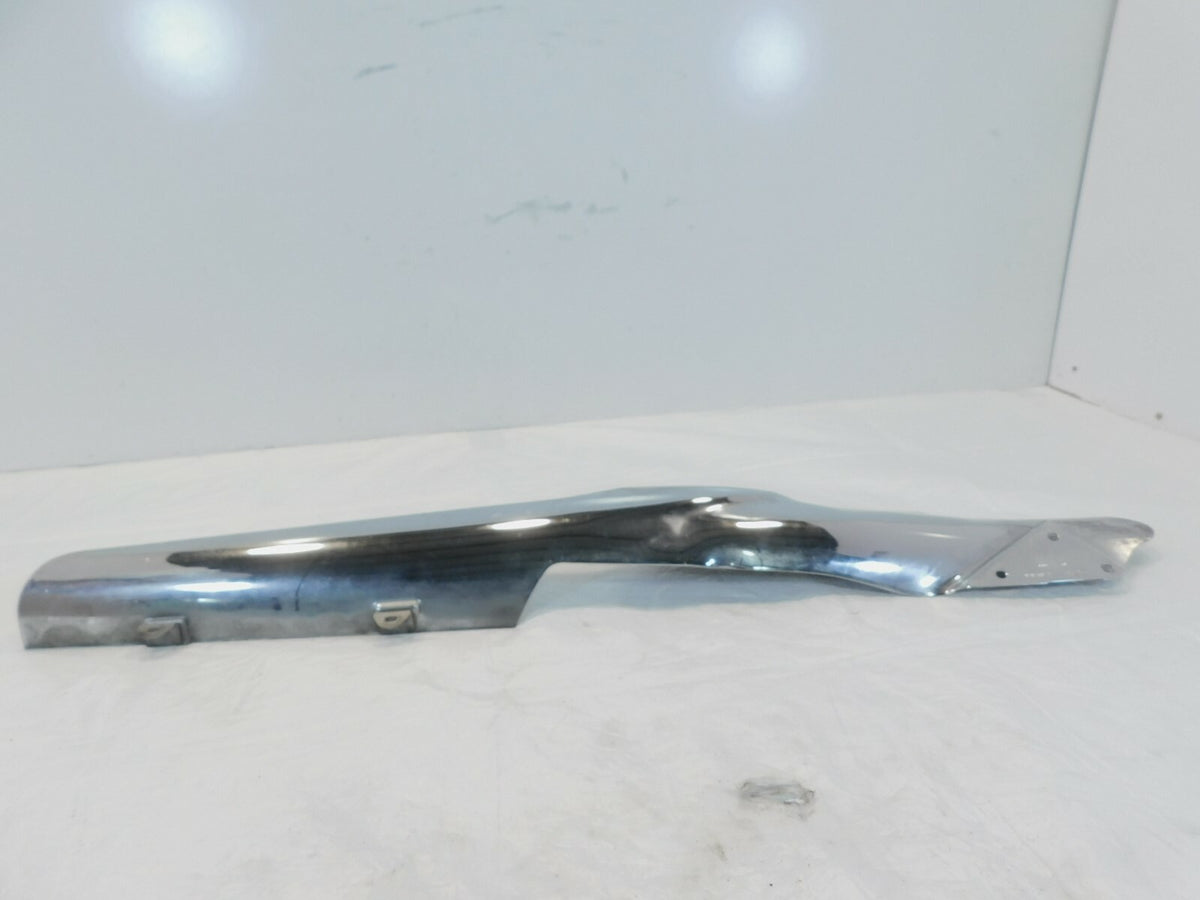 1997-2009 BMW K1200LT 1200 LT Chrome Exhaust Header Cover Heat Shield - Damage - C3 Cycle