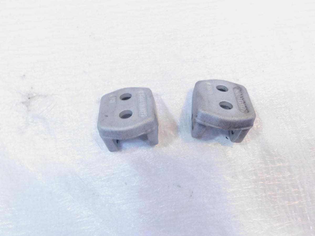 2013-2019 KTM 690 Duke Silver Left/Right Front Footrest Foot Pegs Bracket Mounts - C3 Cycle