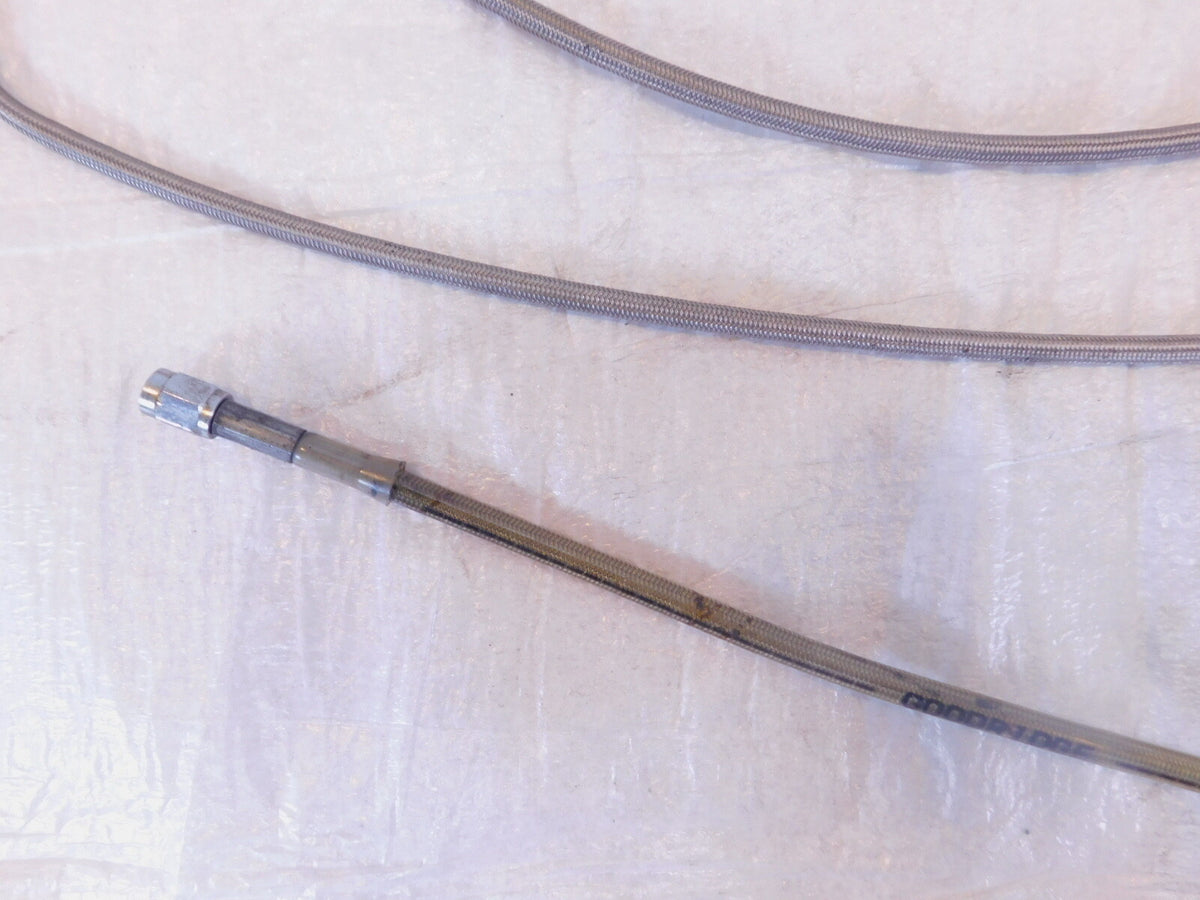 2002 American IronHorse Texas Chopper Front Wheel Brake Caliper Hose Pipe Lines - C3 Cycle