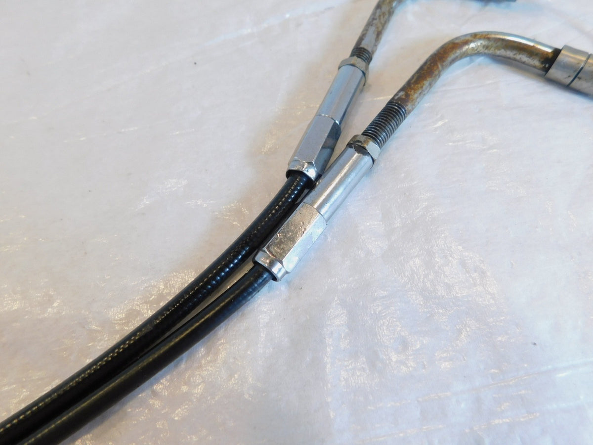 1999-2009 Harley Davidson Softail FXSTBI Night Train Throttle & Idle Cable Set - C3 Cycle