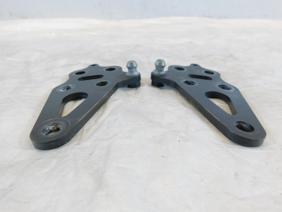 Pair Black 2008-2016 Polaris Victory Vision Engine Motor Mount Rear Brackets - C3 Cycle