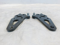 Pair Black 2008-2016 Polaris Victory Vision Engine Motor Mount Rear Brackets - C3 Cycle