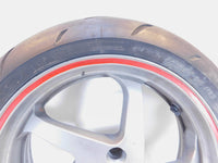 2004-2008 Honda Interceptor 800 VFR800 VFR800A ABS Silver Rear Wheel Rim & Tire - C3 Cycle