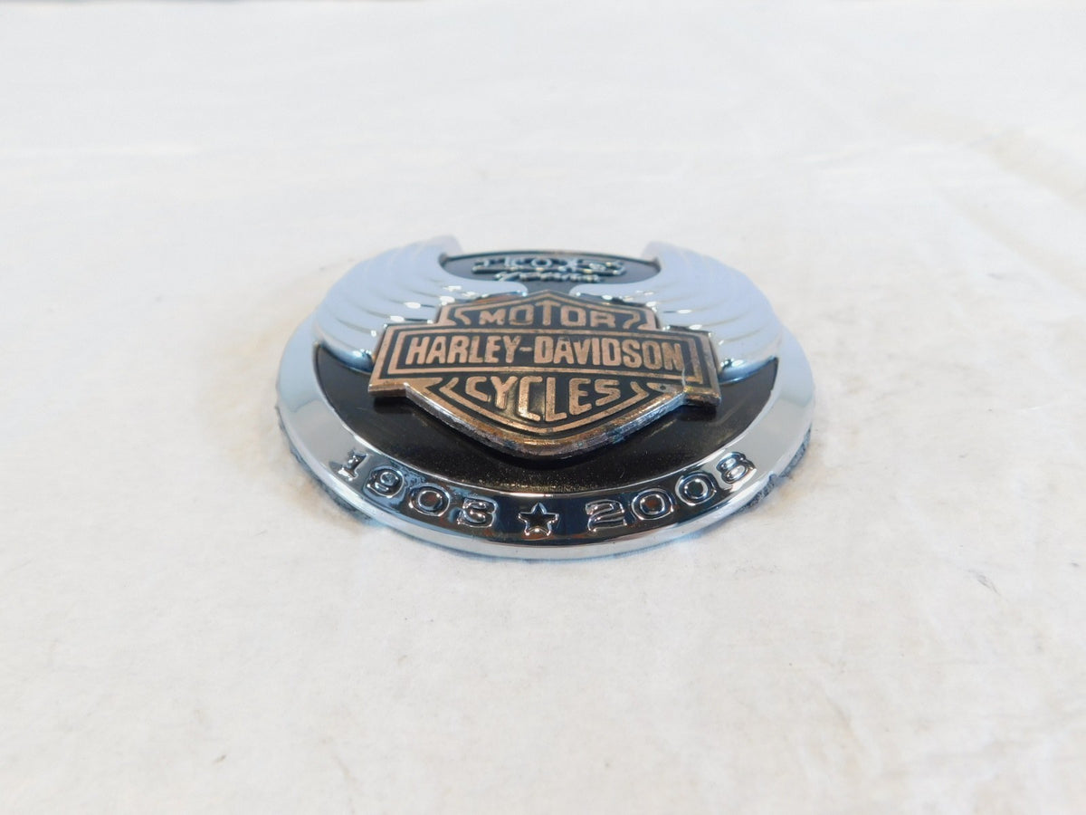 2008 Harley Davidson 105th Anniversary Road Glide Fuel Gas Petrol Tank Medallion - C3 Cycle