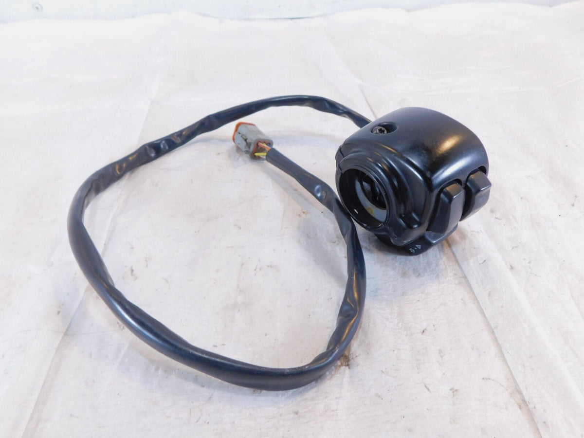 Harley Softail Dyna Sportster Left Handlebar Horn High Beam Turn Signal Switches - C3 Cycle