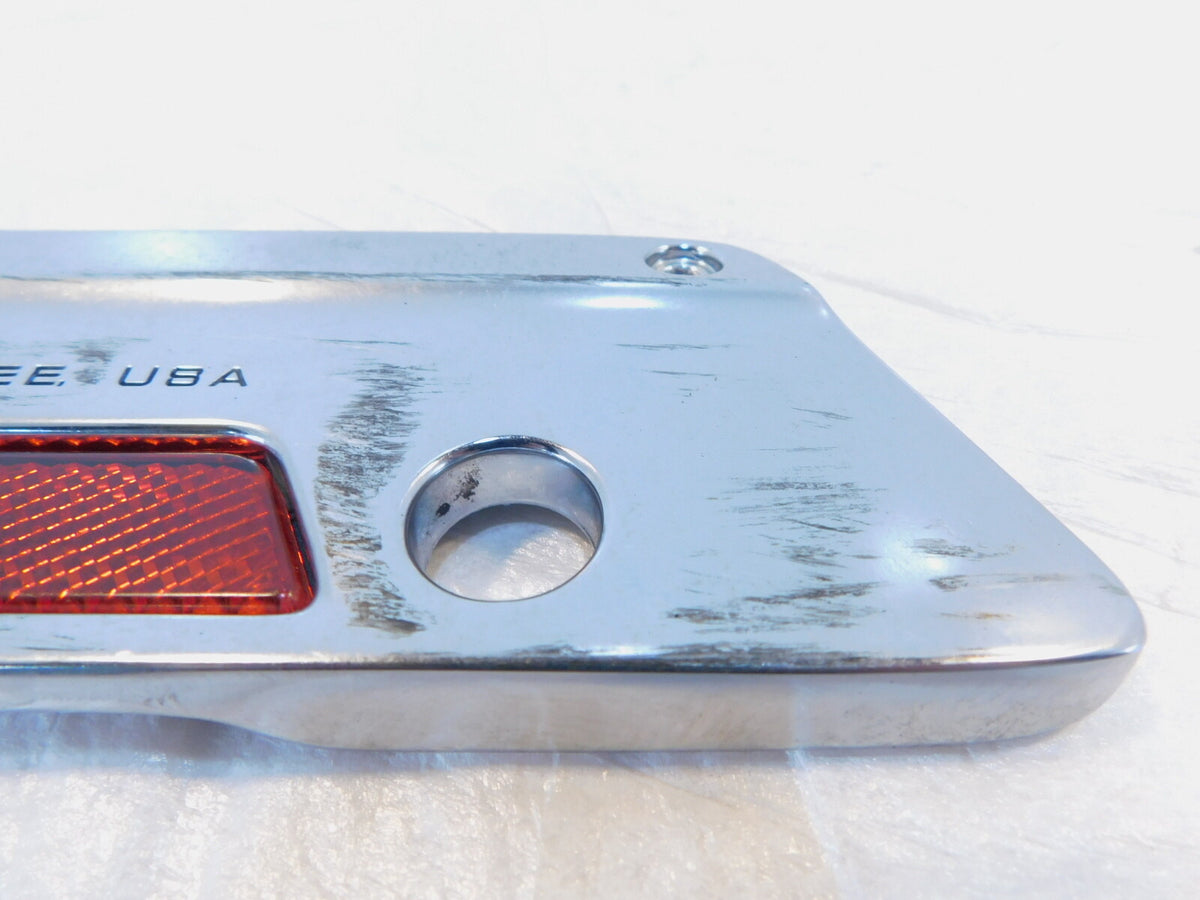 Harley Touring Road King Electra Street Glide Chrome Left Saddlebag Latch Cover - C3 Cycle