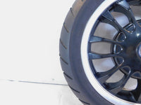 Piaggio Vespa Sprint 50 125 150 Black Spoked Rear Wheel Rim w/ Tire 12x3 - C3 Cycle