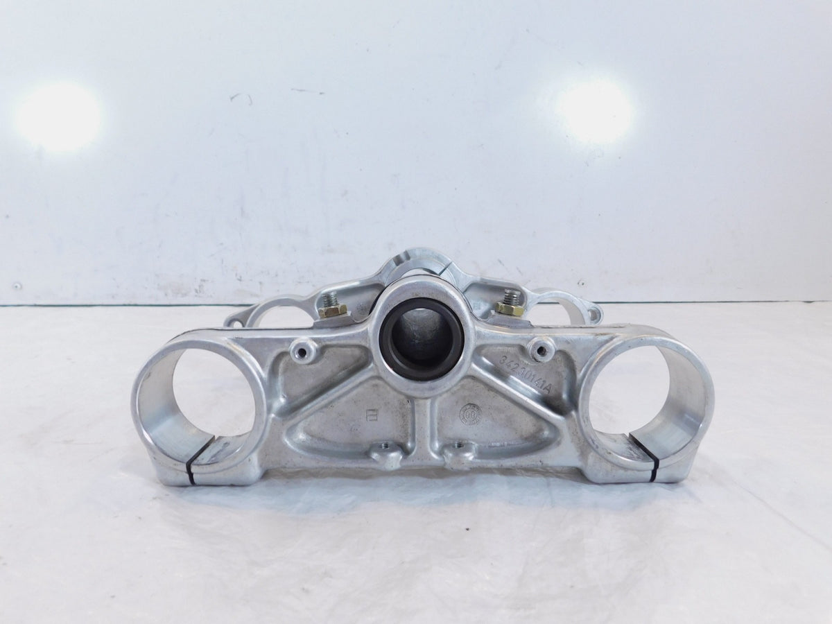 Ducati Sport Touring ST2 ST4 Silver Front Fork Steering Stem Triple Tree Bridge - C3 Cycle