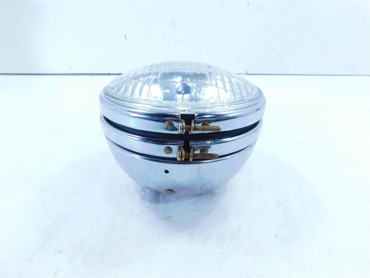 Harley Davidson Ironhead Sportster 1000 Front Headlight Headlamp & Chrome Bucket - C3 Cycle