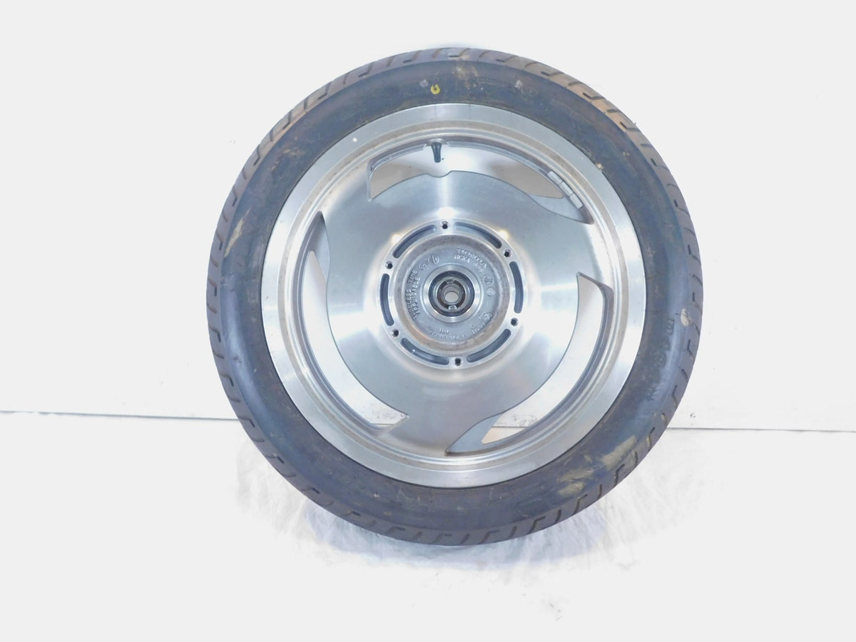 Honda Shadow 1100 VT1100 VT1100C VT1100C2 Sabre Silver Front Wheel Rim - Bent - C3 Cycle