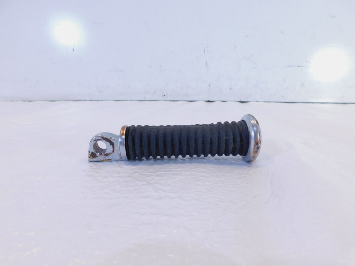 Harley Touring FXR Dyna Sportster & Softail Single Black Rubber Footpeg Footrest - C3 Cycle
