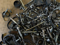 1978 78 Honda CX500 500 Standard Nuts Bolts & Brackets Hardware Parts Box Lot - C3 Cycle