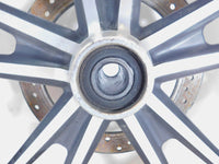 2008-2012 Harley Davidson Dyna Low Rider FXDL Silver Cast Front Rim Wheel - BENT - C3 Cycle