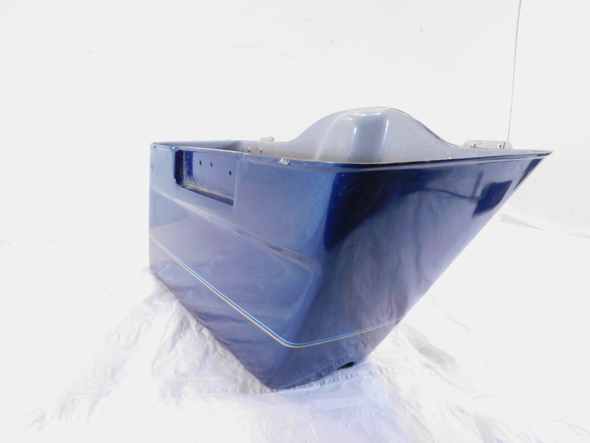 Harley  Road King Street & Electra Glide Sinister Blue Right Saddlebag Bottom - C3 Cycle