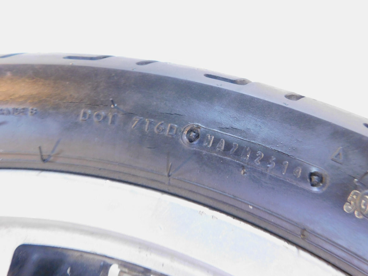 1996-1999 Harley Sportster 883 & 1200 Silver Dual Disc Front Wheel Rim & Rotors - C3 Cycle