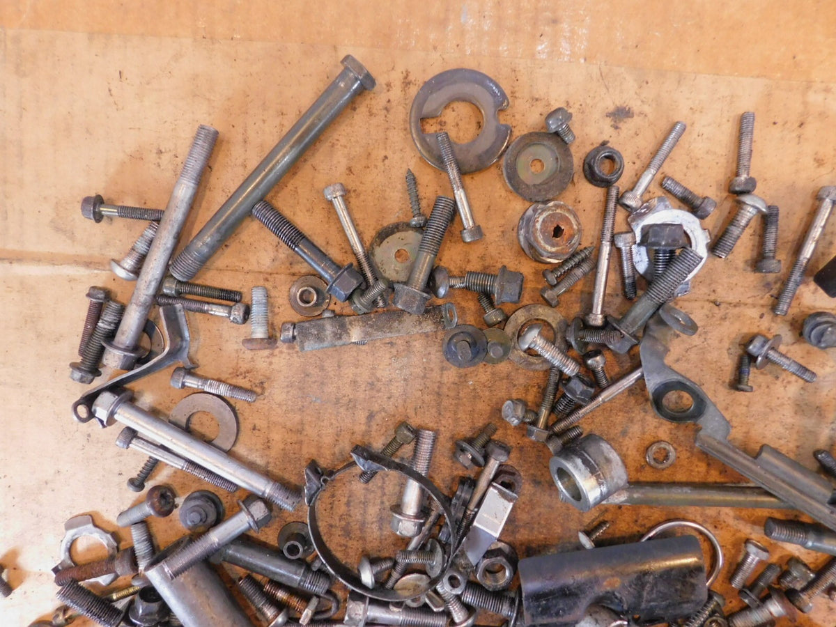 2001 01 Yamaha VStar 1100 XVS1100 Classic Misc Nuts Bolts Brackets Parts Box Lot - C3 Cycle
