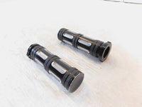 Harley Davidson Dyna Sportster Softail Black Left & Right Handlebar Hand Grips - C3 Cycle