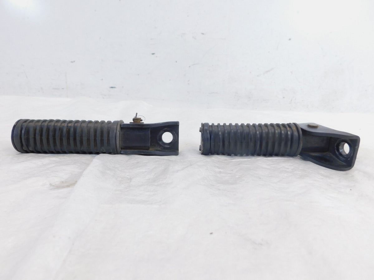 1979-1982 Honda CB650 CB650C Custom Black Rear Left/Right Foot Pegs Footrests - C3 Cycle