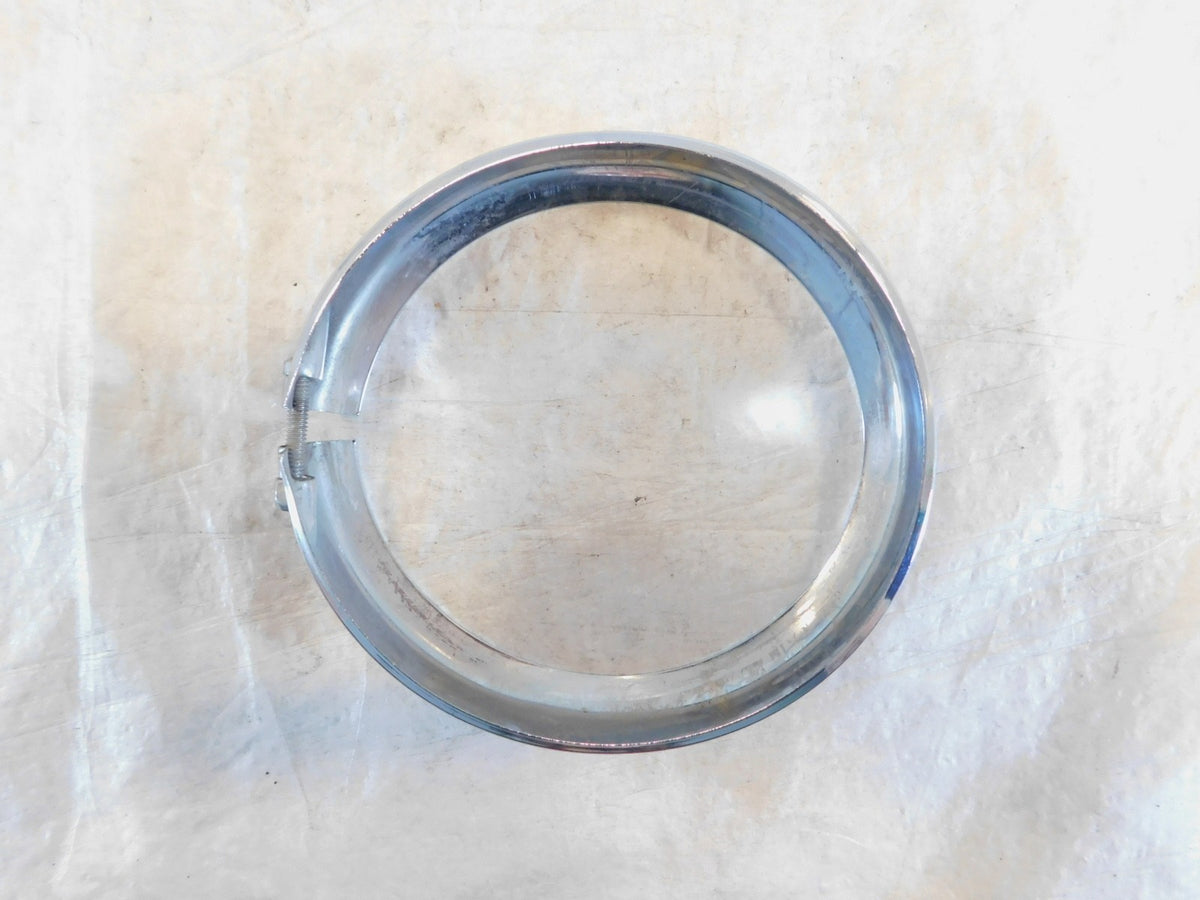 Harley Touring Electra Glide & Softail Passing Fog Light Lamp Chrome Trim Ring - C3 Cycle