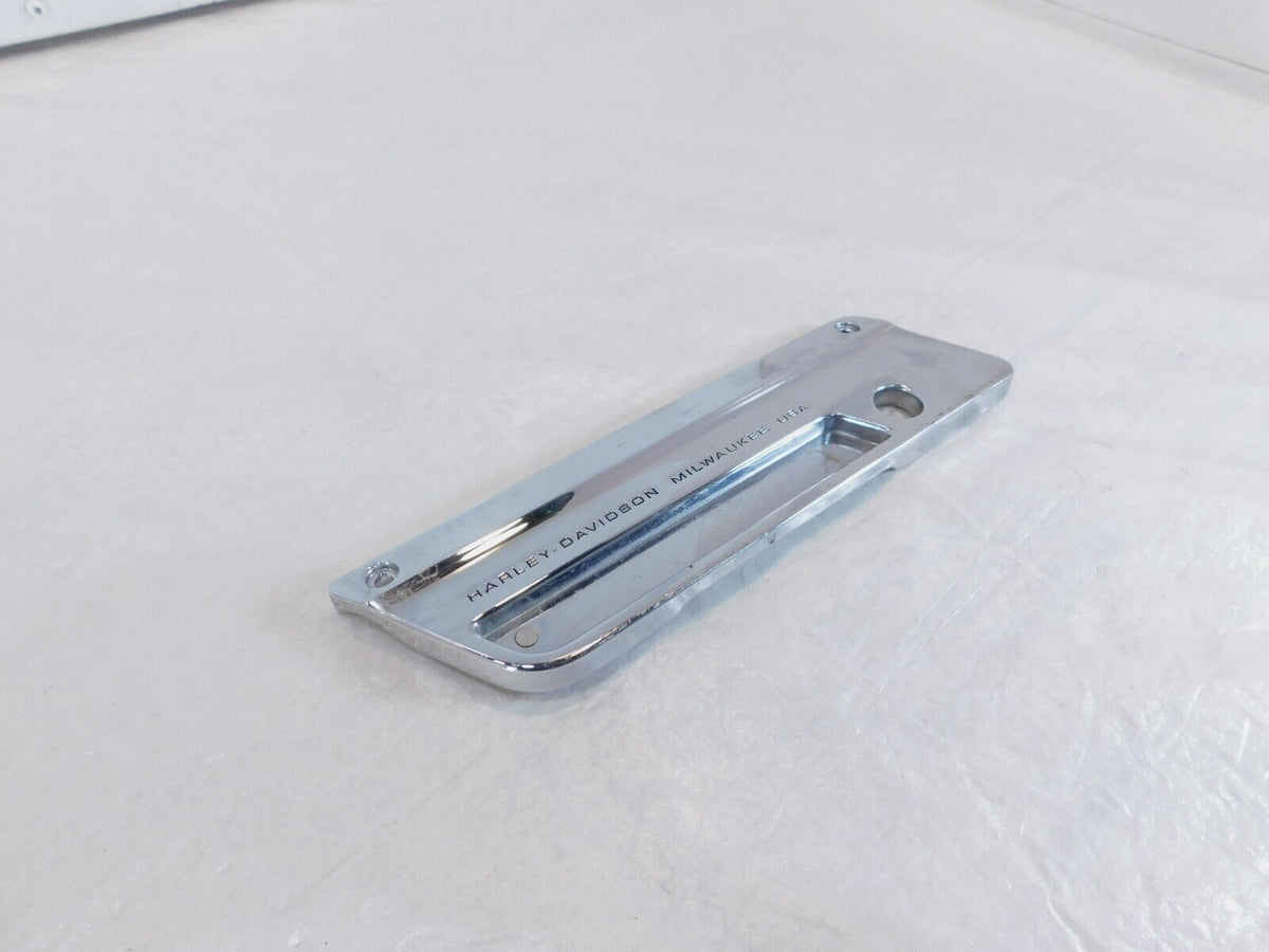 Harley Touring Road King Electra Street Glide Chrome Left Saddlebag Latch Cover - C3 Cycle