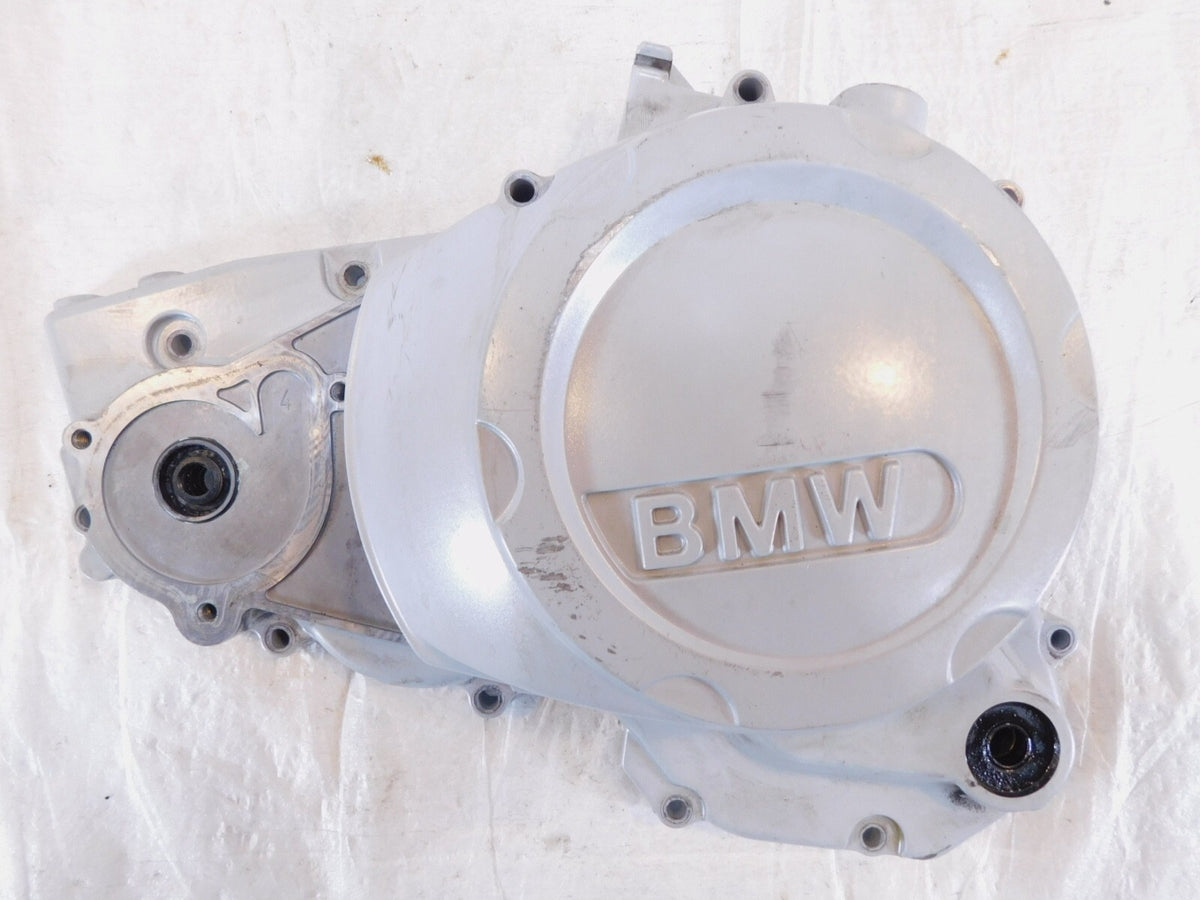 BMW F650GS Dakar & F650CS Scarver Silver Left Engine Motor Primary Clutch Cover - C3 Cycle
