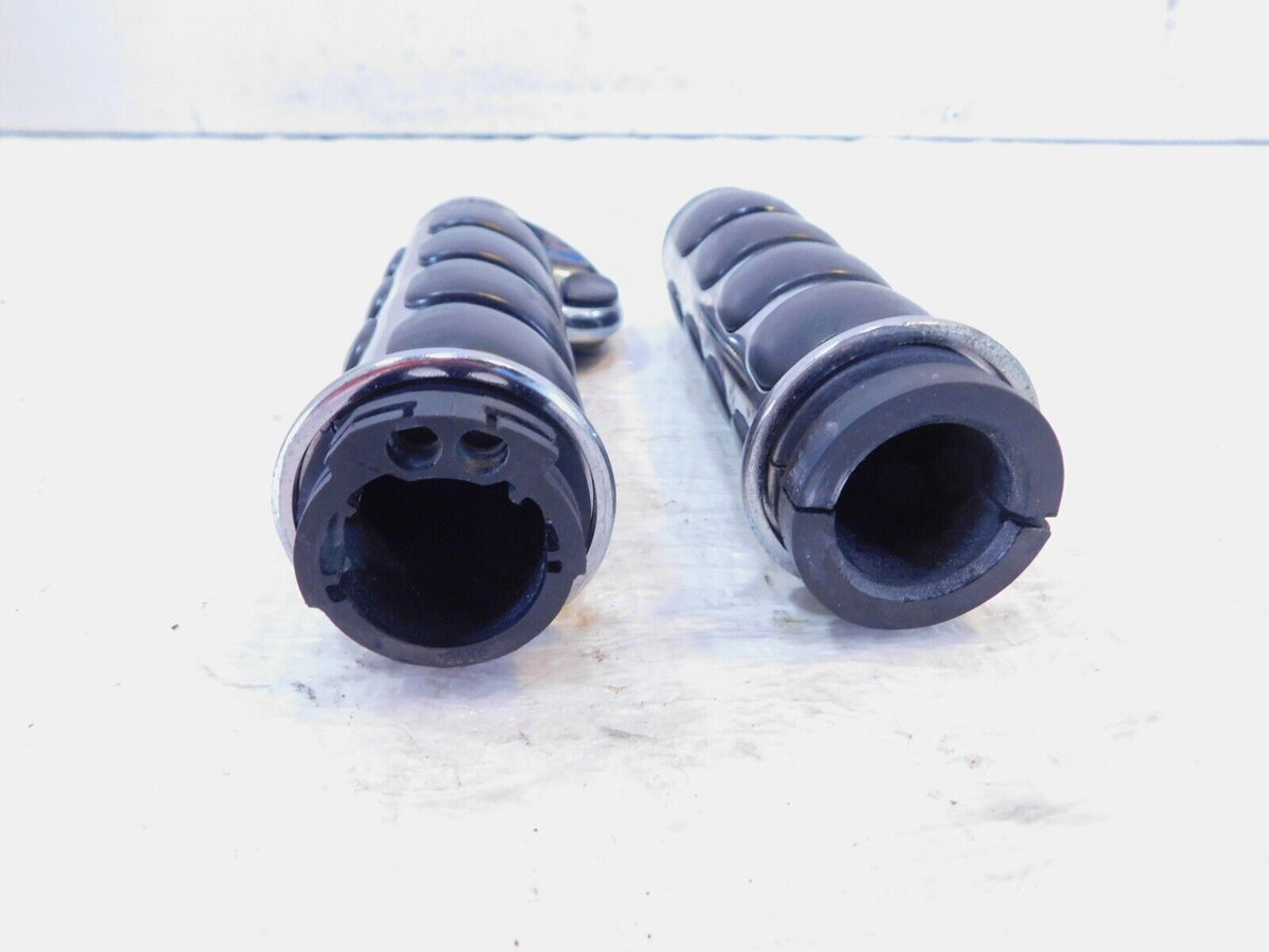 Harley Davidson Dyna Sportster Softail Rubber Left & Right Handlebar Hand Grips - C3 Cycle
