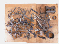 2001 01 Yamaha VStar 1100 XVS1100 Classic Misc Nuts Bolts Brackets Parts Box Lot - C3 Cycle