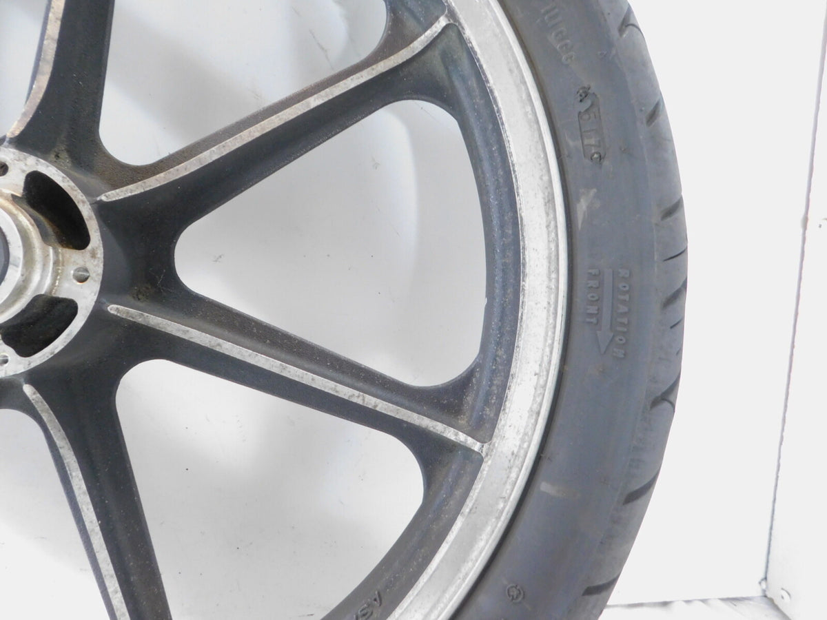 Kawasaki LTD Belt KZ440 KZ440D Front Spoked Mag Wheel Rim & Tire 19" x 1.85" - C3 Cycle
