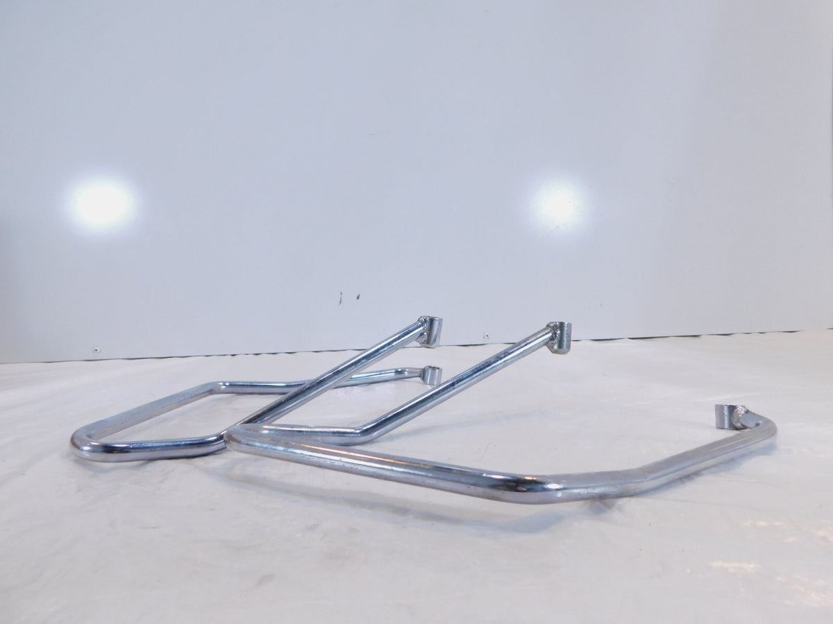 1994-2003 Harley Davidson Sportster 883 1200 Chrome Saddlebag Guard Rail Bars - C3 Cycle