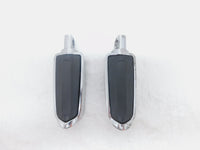 Harley Touring FXR Dyna Sportster & Softail Chrome & Rubber Footpegs Footrests - C3 Cycle